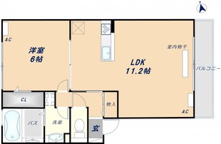 パレット喜里川の物件間取画像